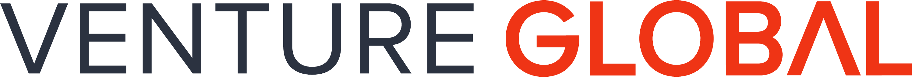 Venture Global Logo Blue Red